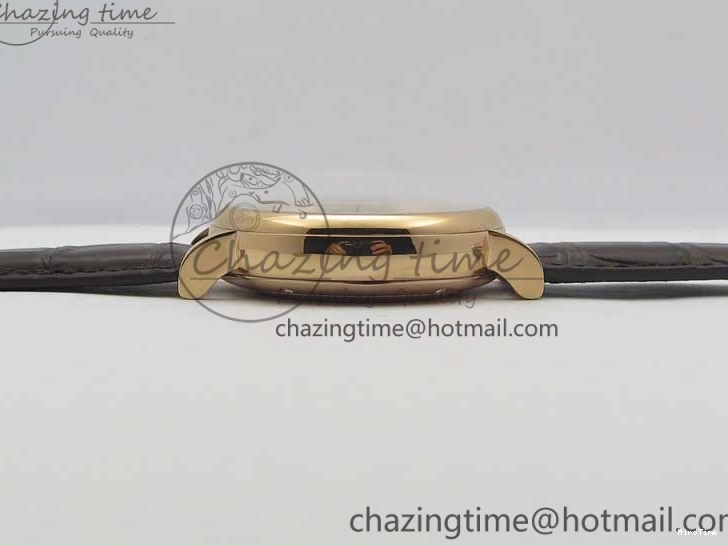 MIROTIME 0102 Efficient Portofino Chrono RG ZF 1:1 Best Edition White Dial on Brown Leather Strap A 7151